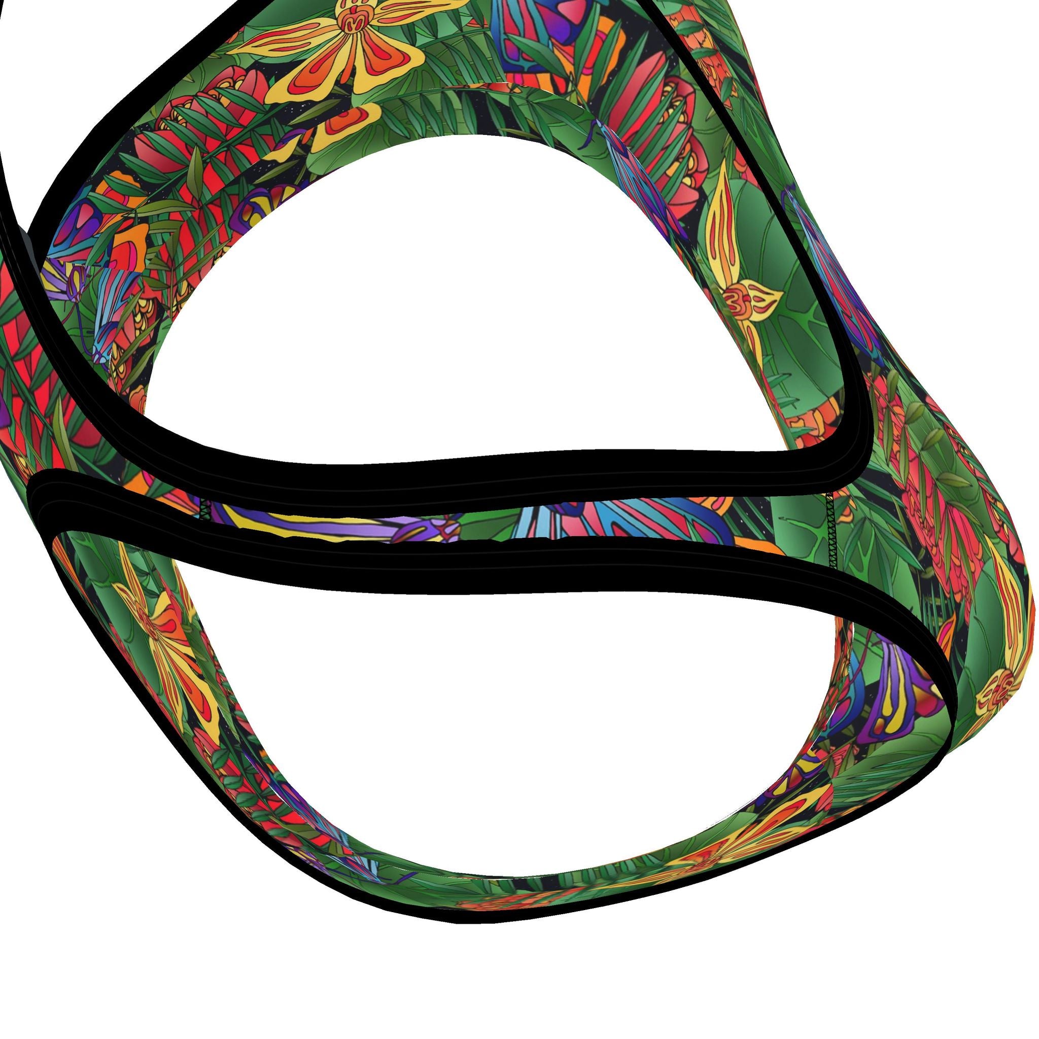 Women's Low Impact Sports Bra — Jungle Flower