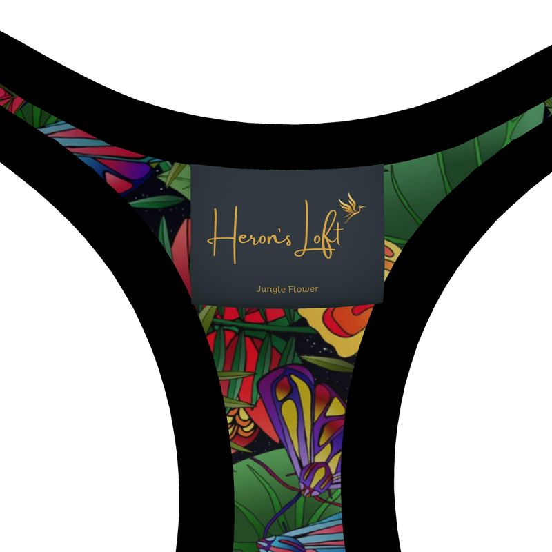 Jungle Flower Women's Low Impact Sports Bra