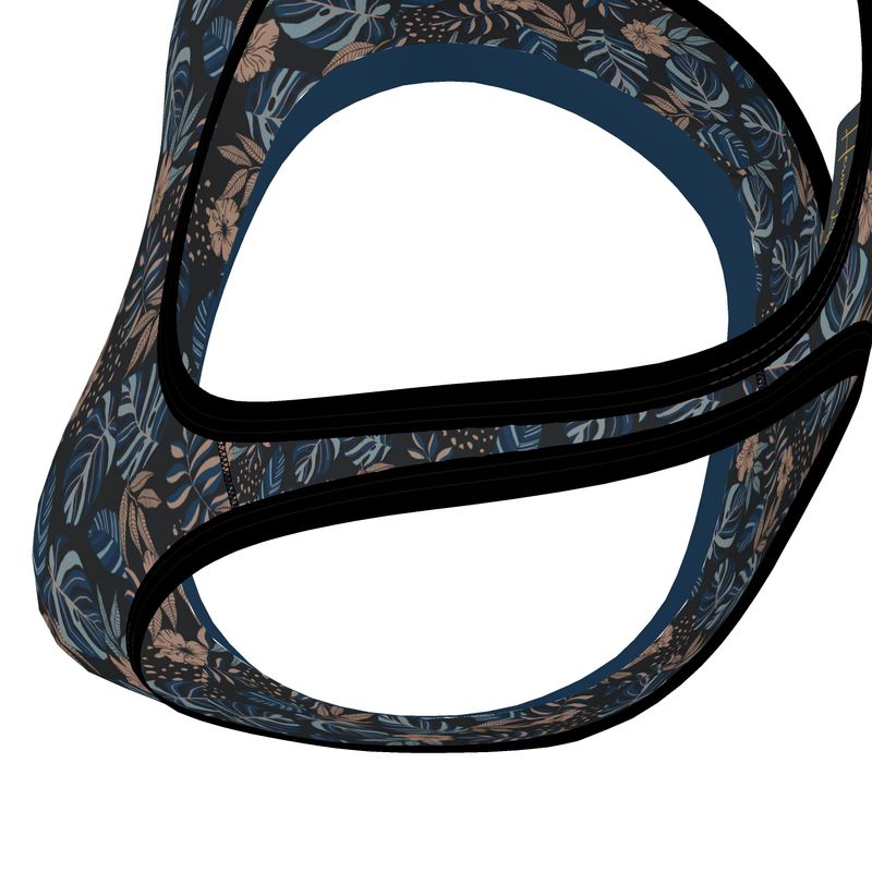 Midnight Monstera Women's Low Impact Sports Bra
