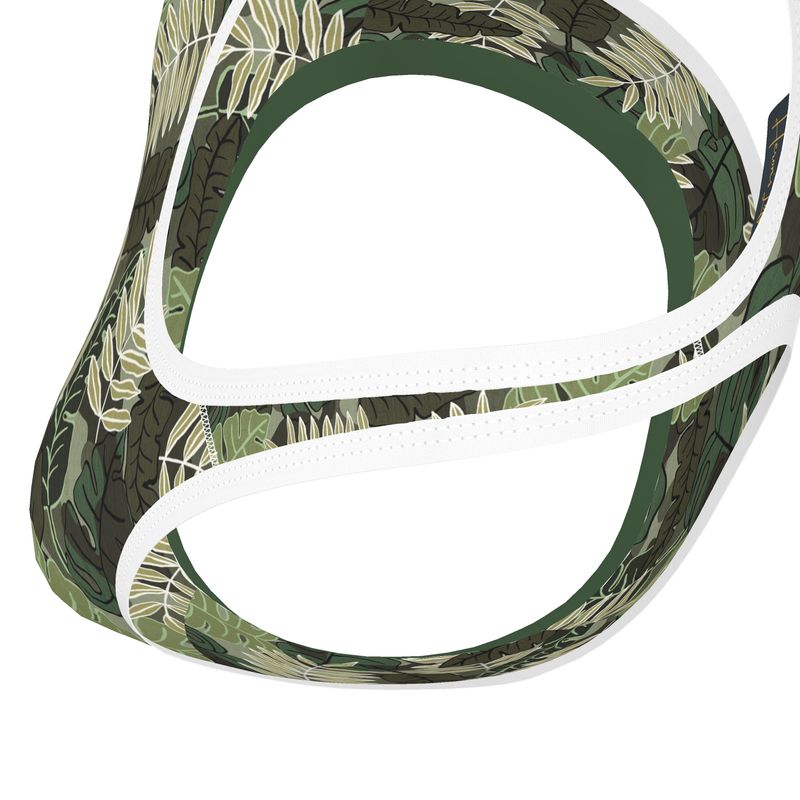Camo Leaves Women's Low Impact Sports Bra