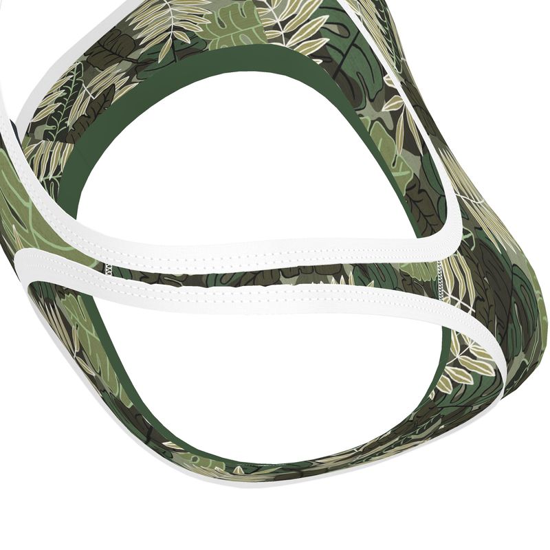 Camo Leaves Women's Low Impact Sports Bra