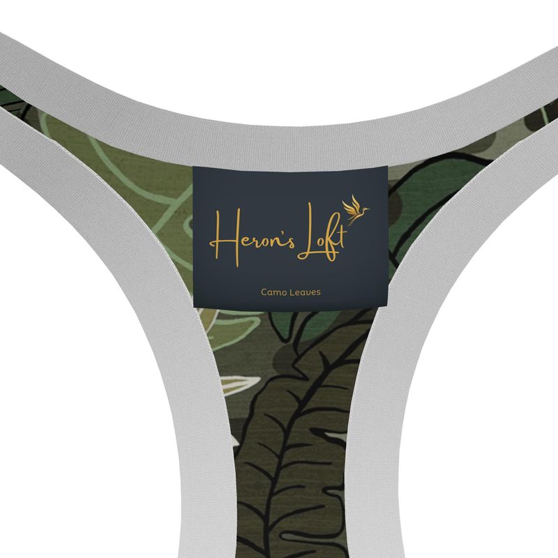 Camo Leaves Women's Low Impact Sports Bra