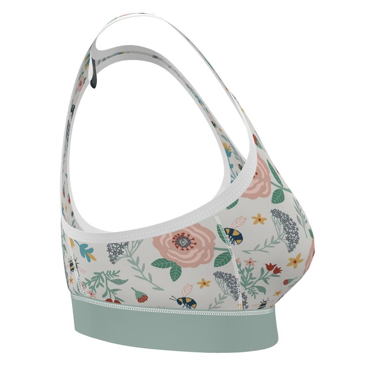 Bee Garden Women's Low Impact Sports Bra