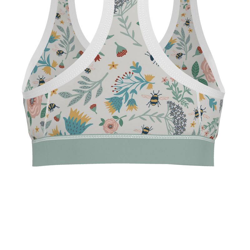 Bee Garden Women's Low Impact Sports Bra