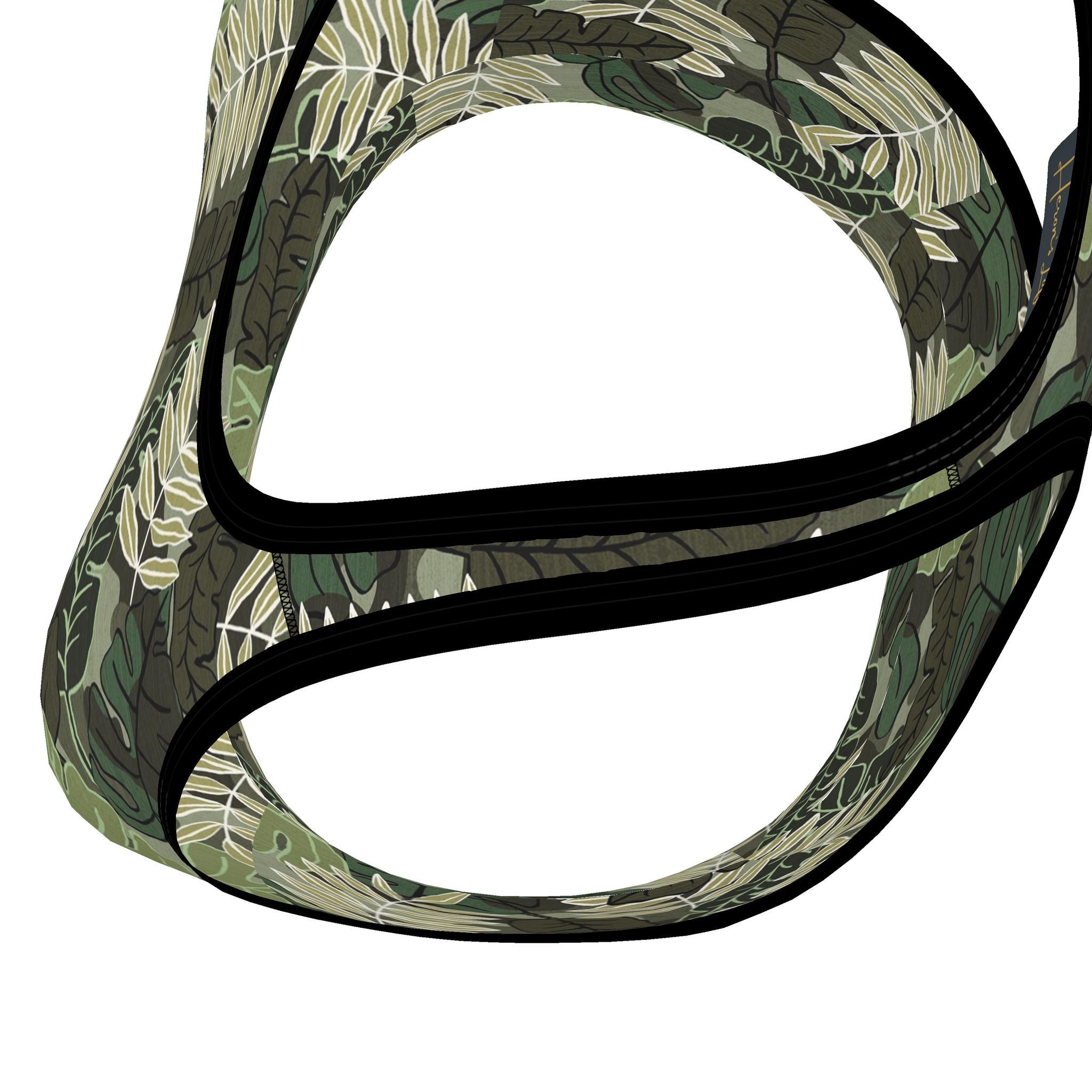 Women's Low Impact Sports Bra — Camo Leaves