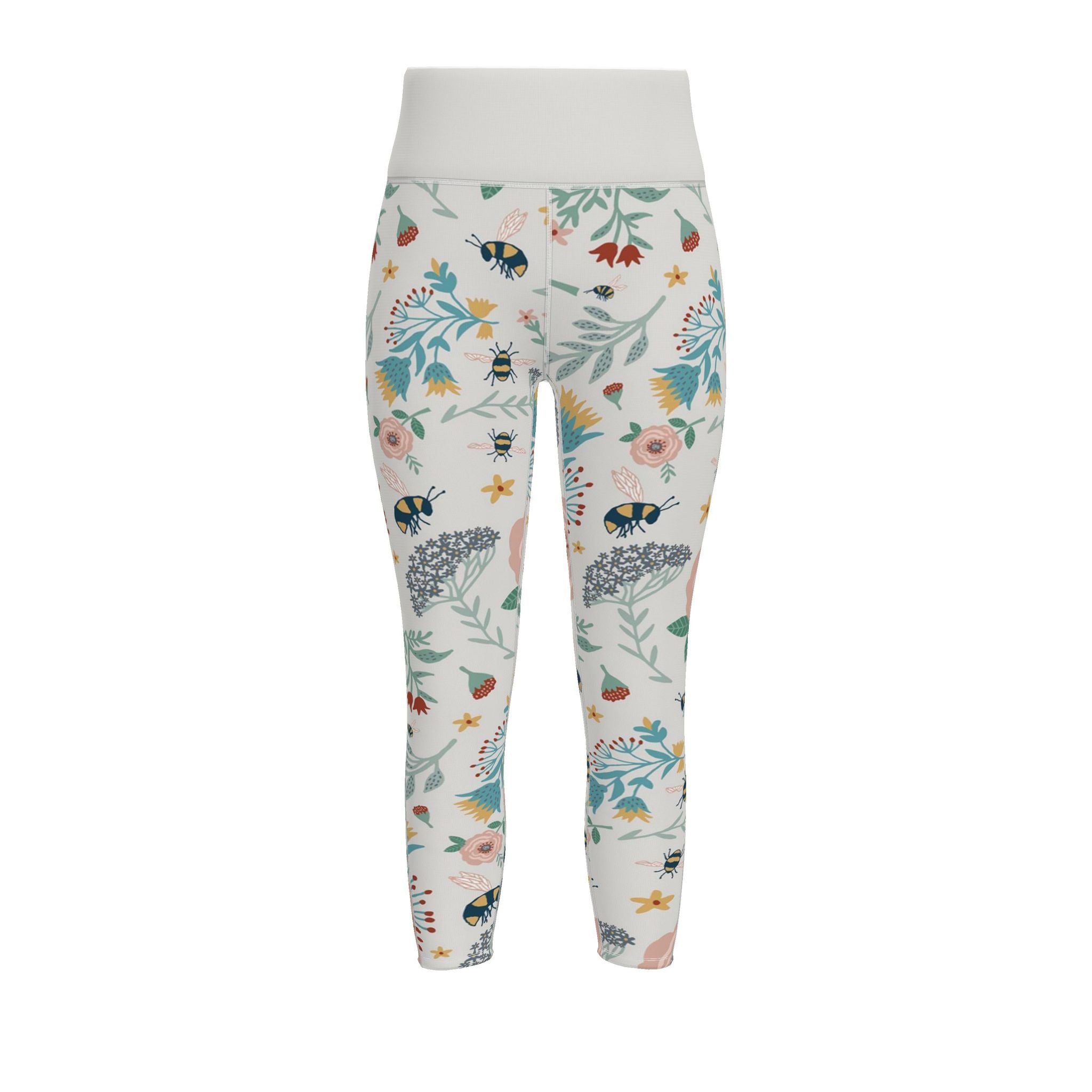 Women’s High-Waist Full-Length Performance Leggings — Bee Garden
