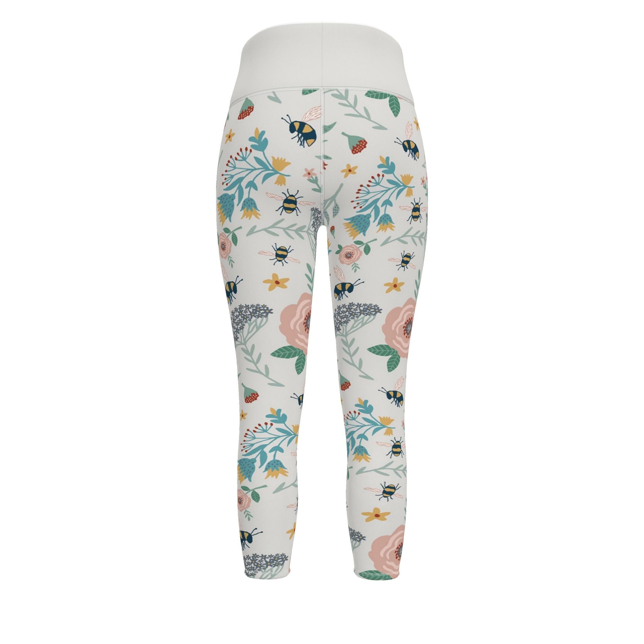Women’s High-Waist Full-Length Performance Leggings — Bee Garden