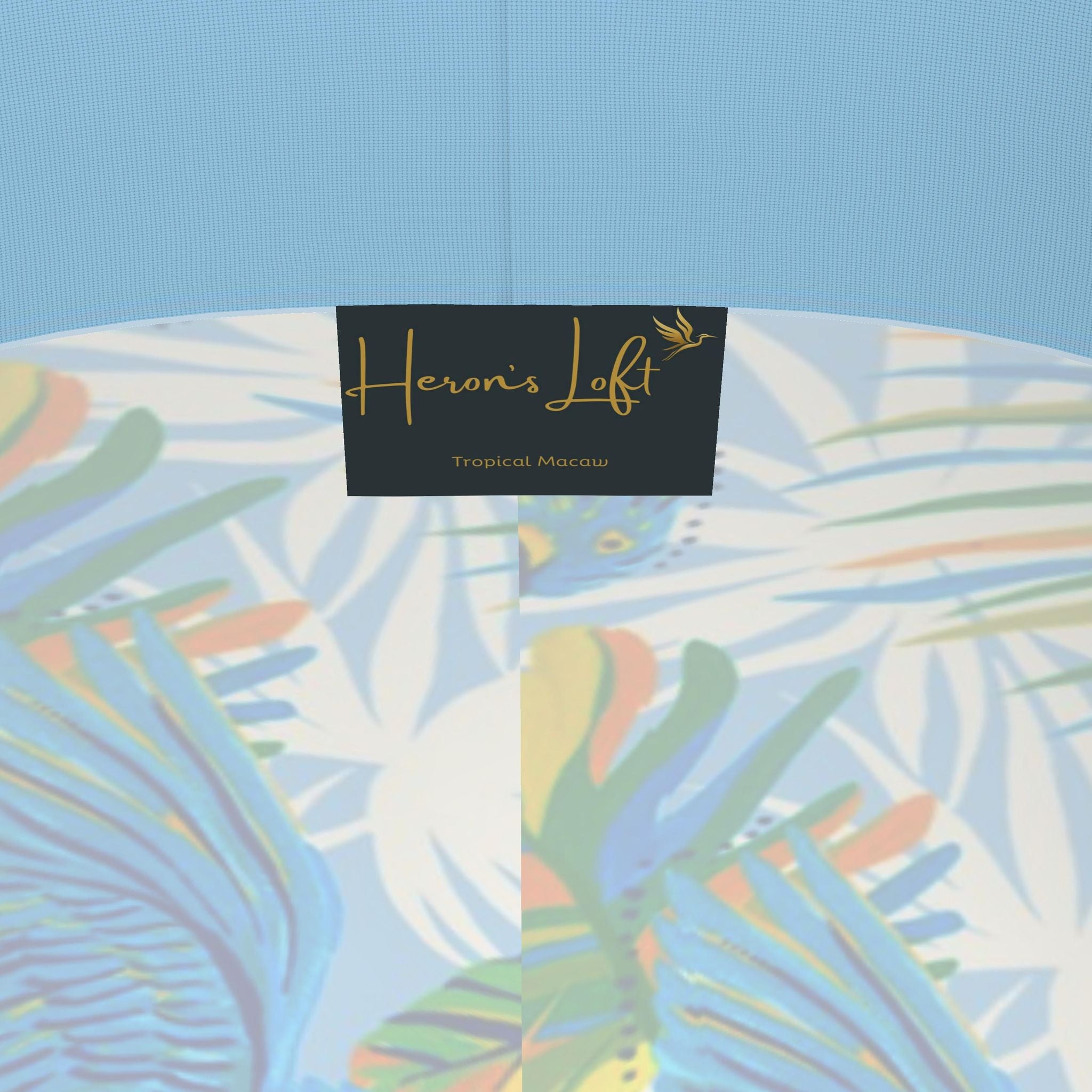Women's High-Waist Full-Length Performance Leggings — Tropical Macaw