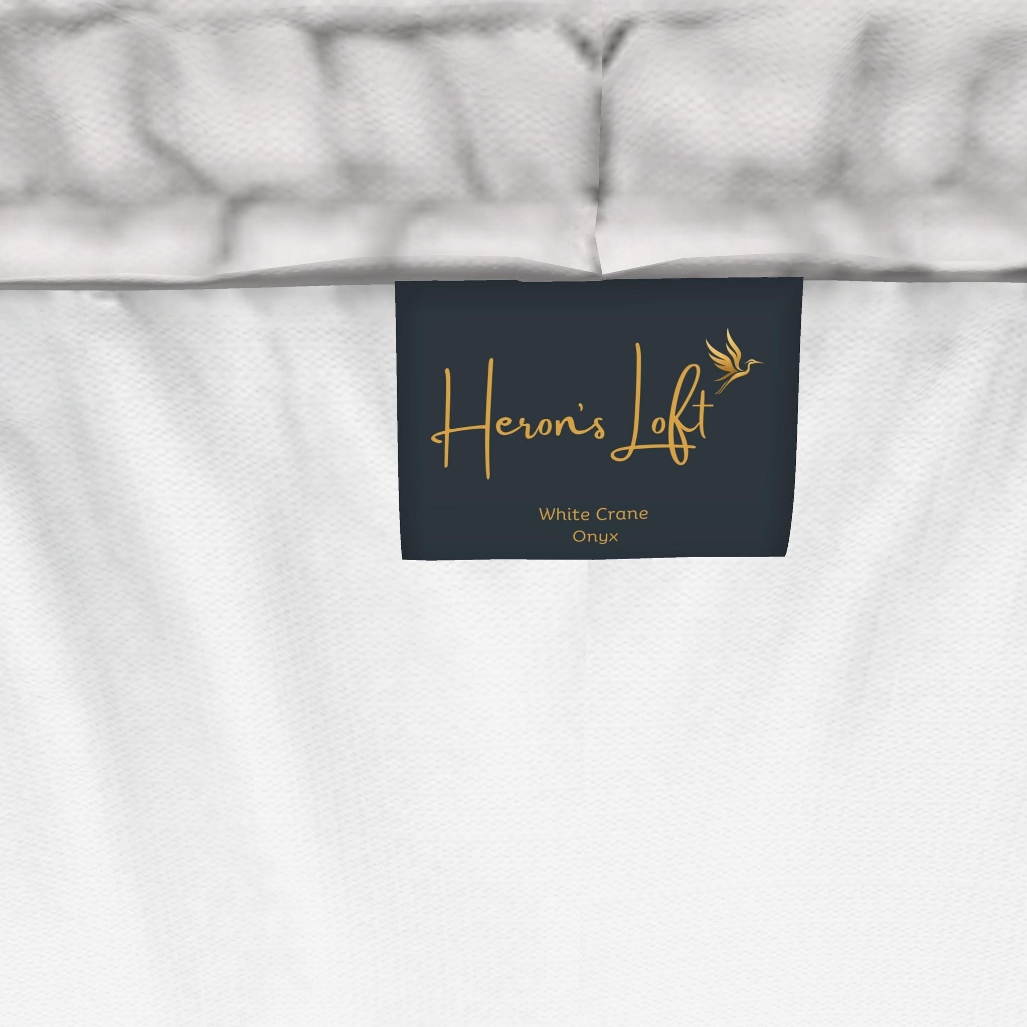 Women's Athletic Shorts — White Trim — White Crane Onyx