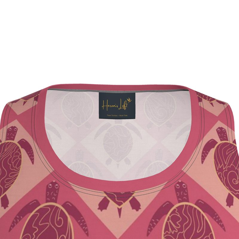 Topo Turtles Rosé Tide Men’s Athletic Hybrid Tank Top