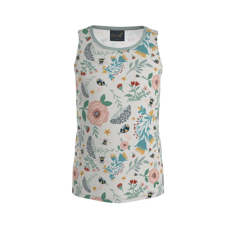 Bee Garden Men's Athletic Hybrid Tank Top