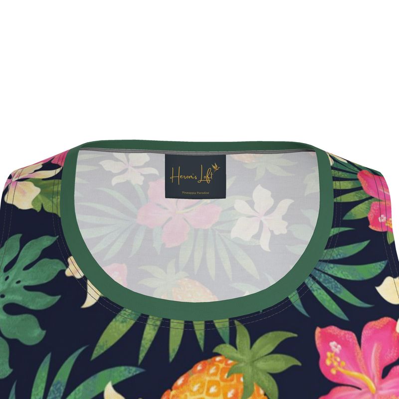 Men’s Athletic Hybrid Tank Top — Pineapple Paradise