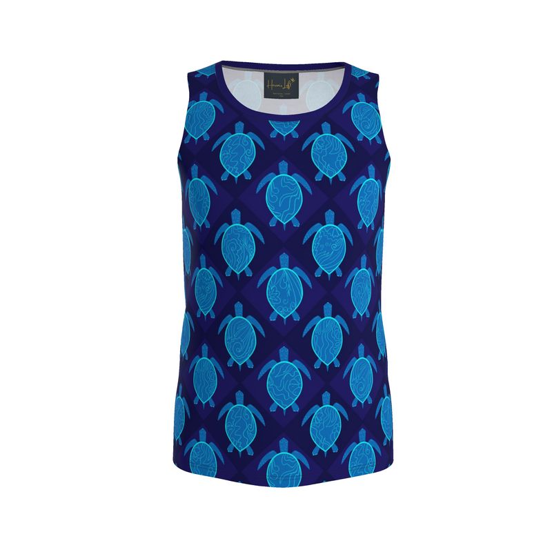 Topo Turtles Cobalt Tide Men’s Athletic Hybrid Tank Top