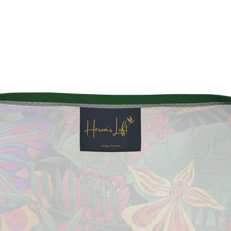 Jungle Flower Men’s Athletic Hybrid Tank Top