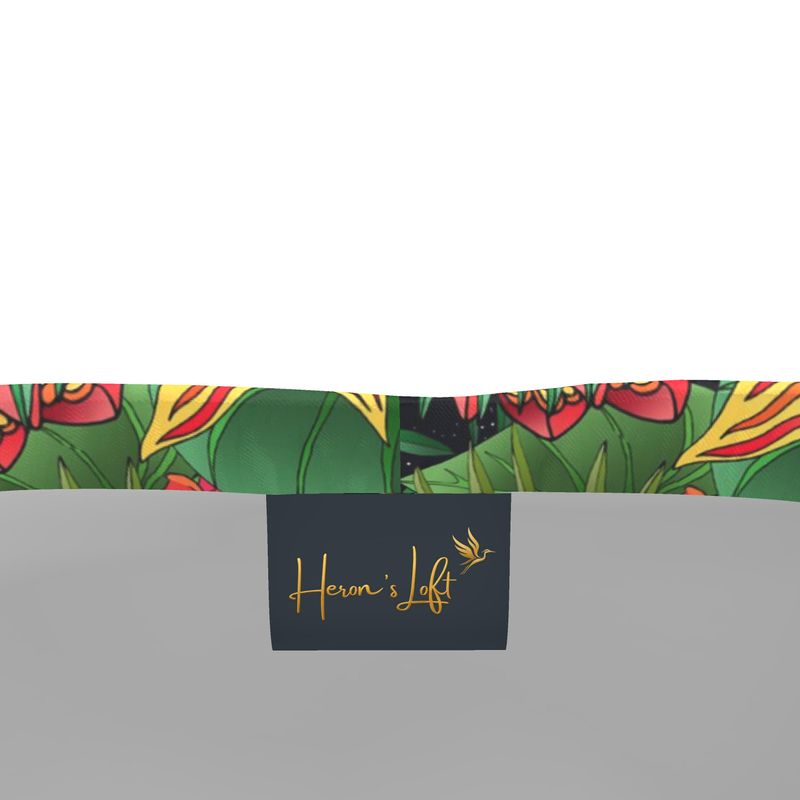 Men's Mid-Thigh Gym Shorts — Jungle Flower