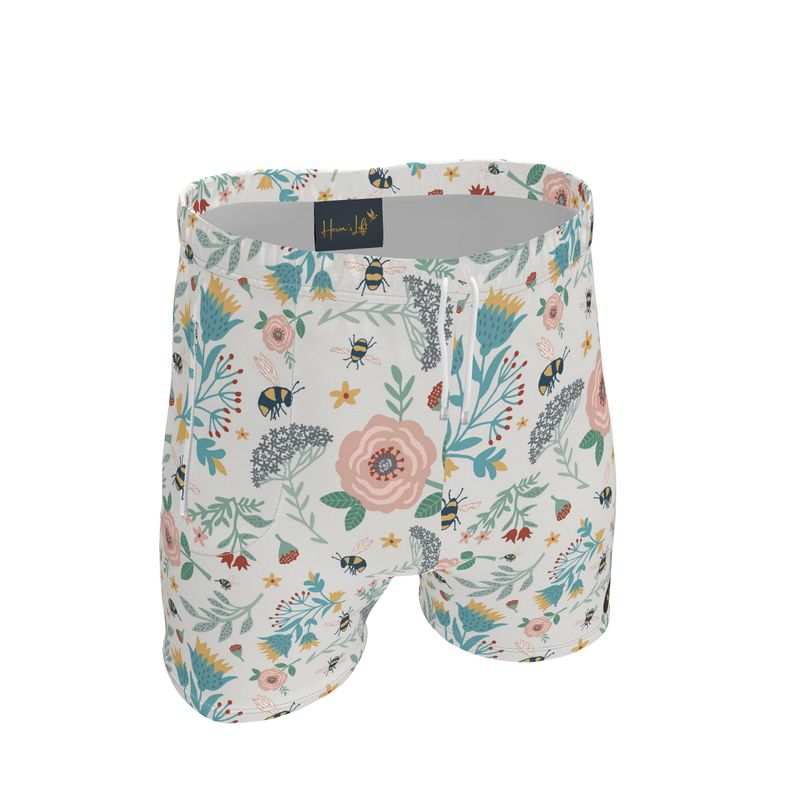 Men's Mid-Thigh Gym Shorts — Bee Garden