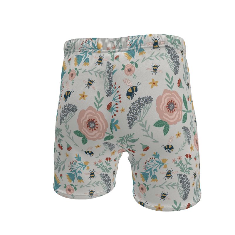Men's Mid-Thigh Gym Shorts — Bee Garden