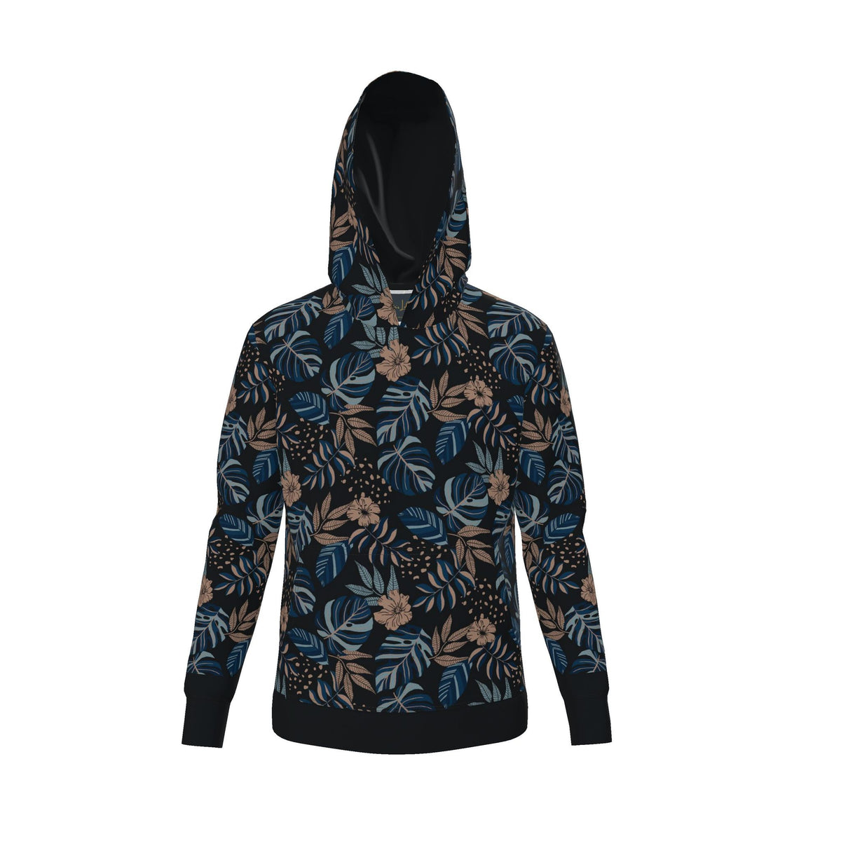 Men's Pullover Hoodie — Midnight Monstera