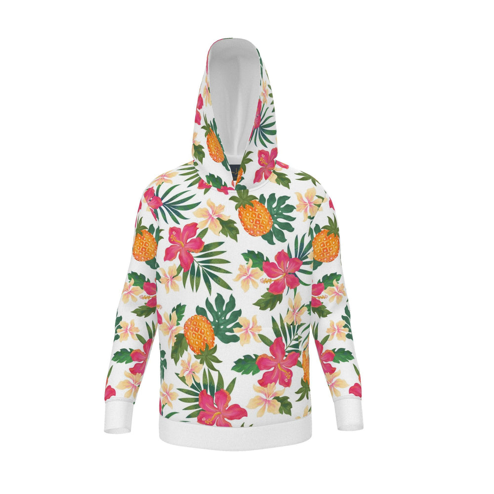 Men's Pullover Hoodie — Pineapple Paradise Coral Dreams