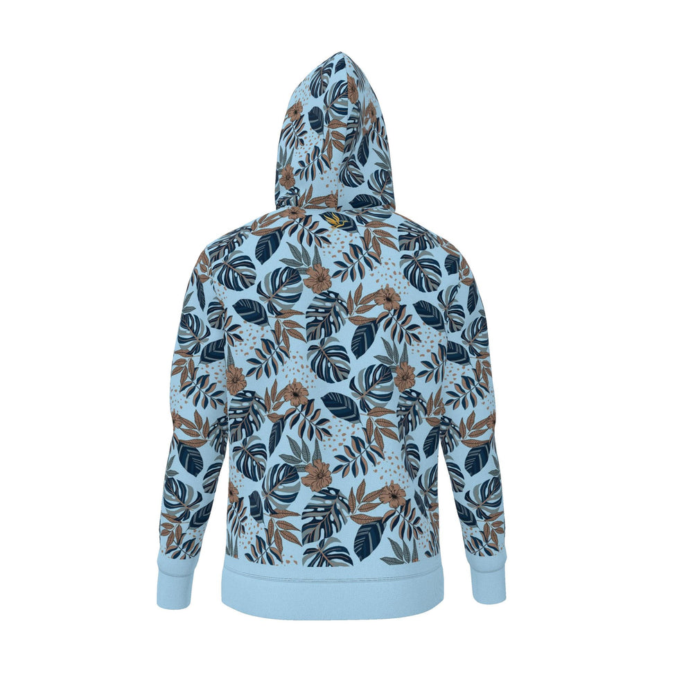 Men's Pullover Hoodie — Midnight Monstera Bluehaven