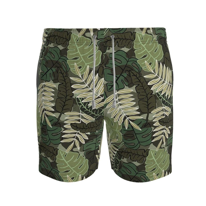 Camo Leaves Men's Swim Shorts