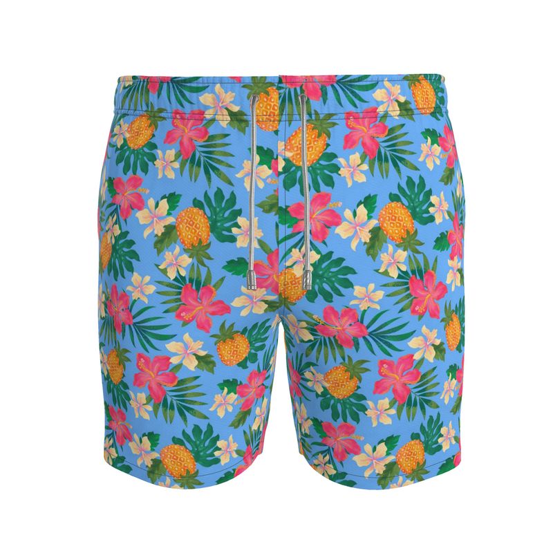 Pineapple Paradise Island Breeze Men's Swim Shorts