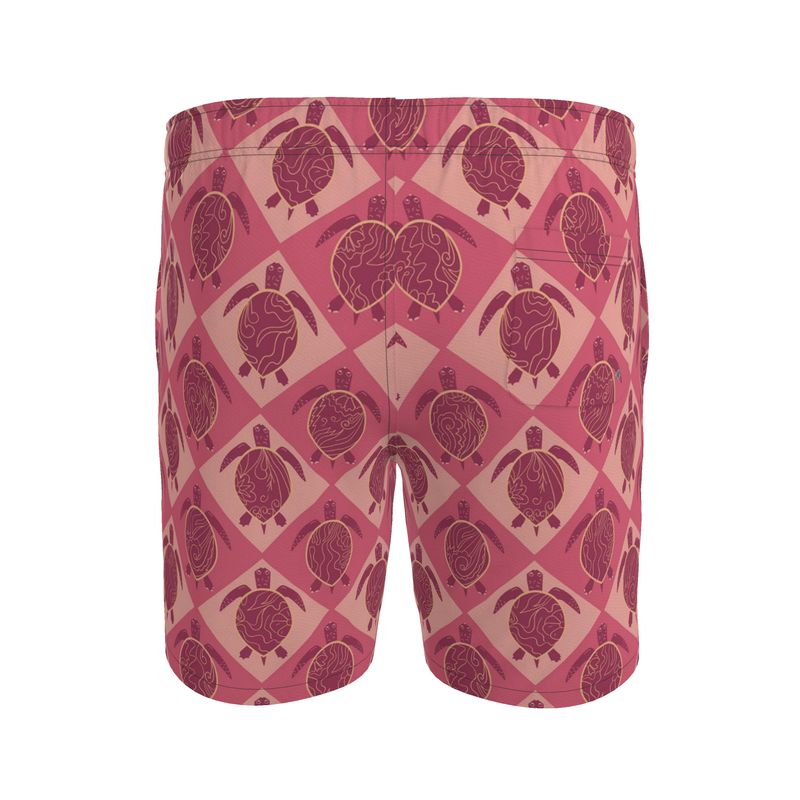 Topo Turtles Rosé Tide Men's Swim Shorts