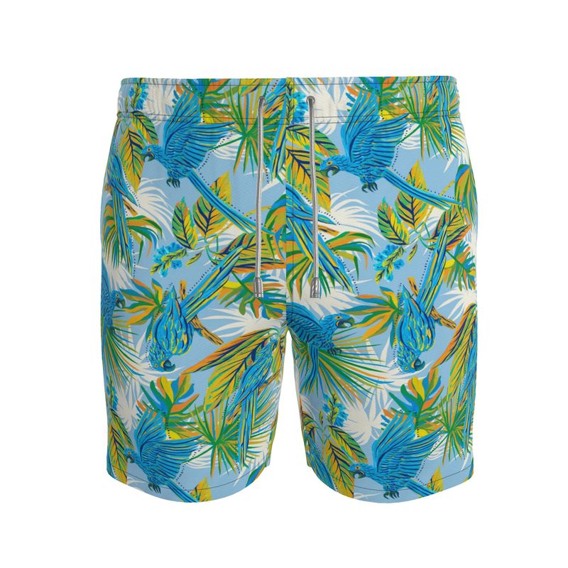 Tropical Macaw Men's Swim Shorts