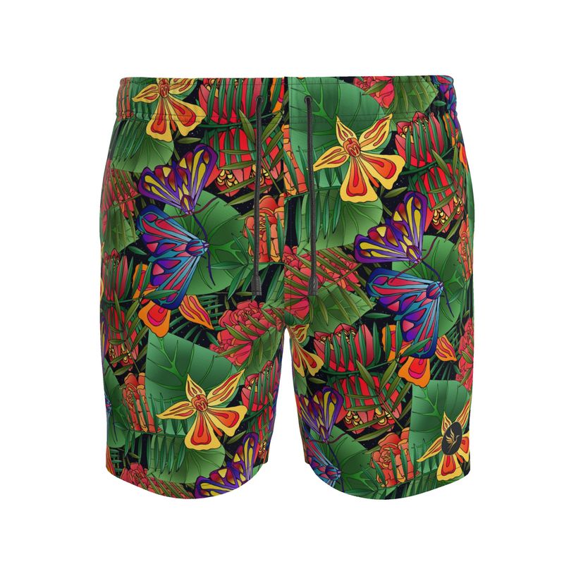 Jungle Flower Men's Swim Shorts