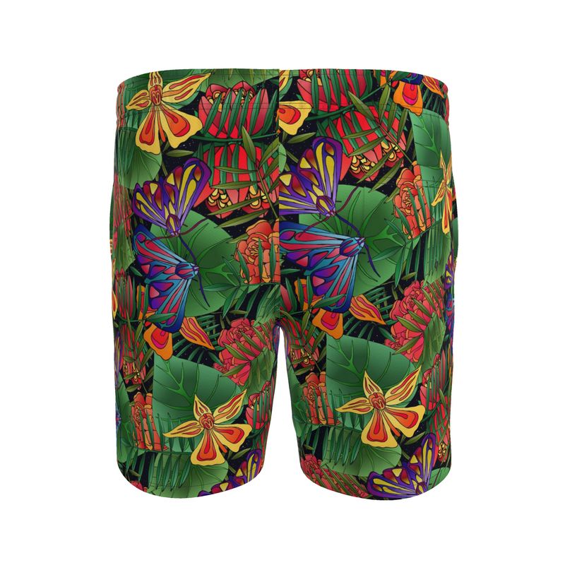 Jungle Flower Men's Swim Shorts