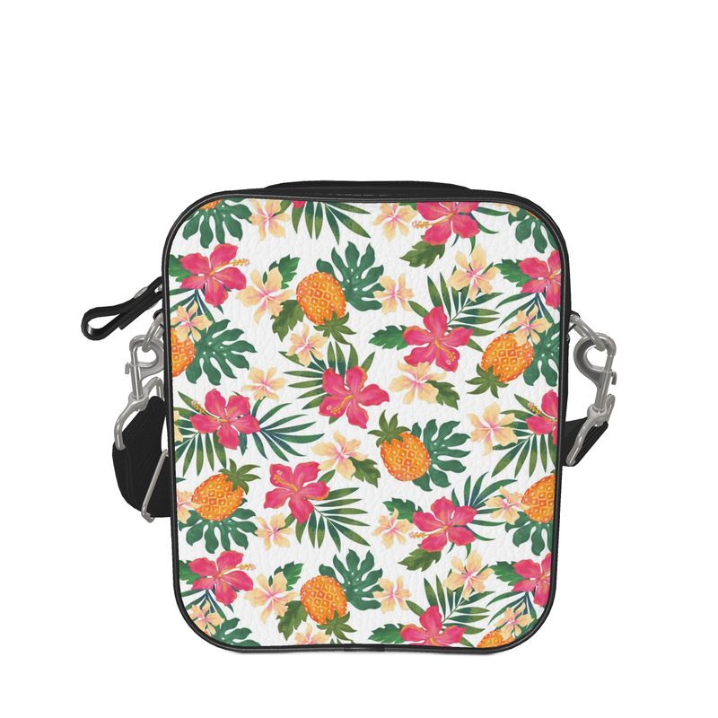 Pineapple Paradise Coral Dreams Nappa Leather Destination Shoulder Bag