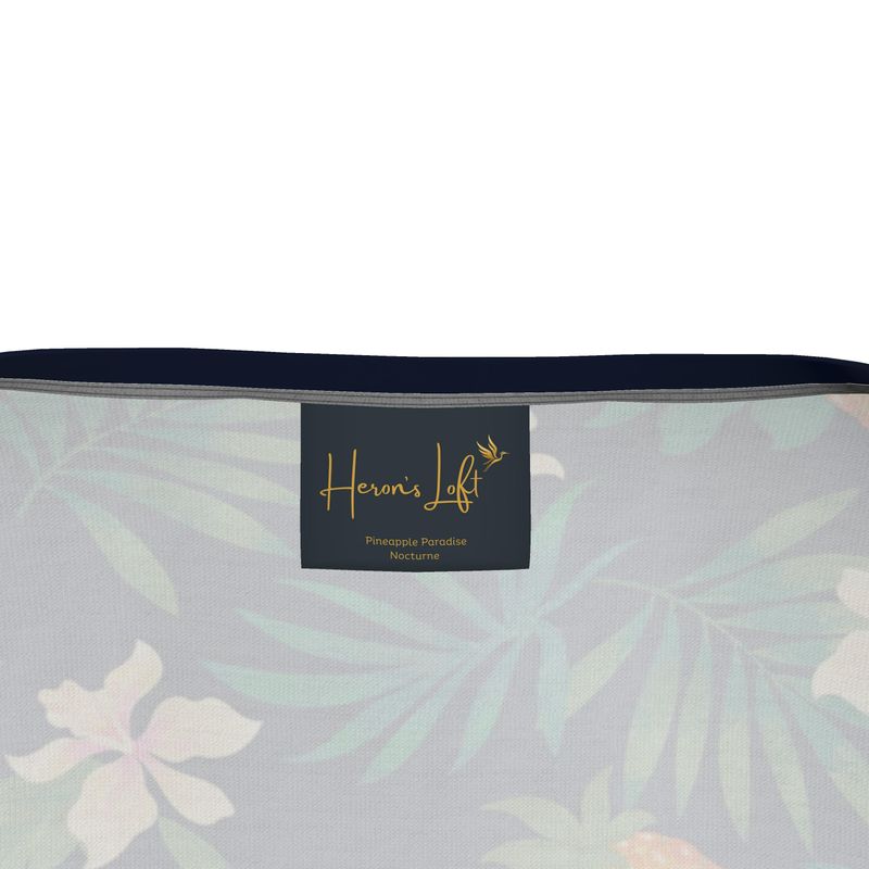 Men's Hybrid Tank Top — Pineapple Paradise Nocturne