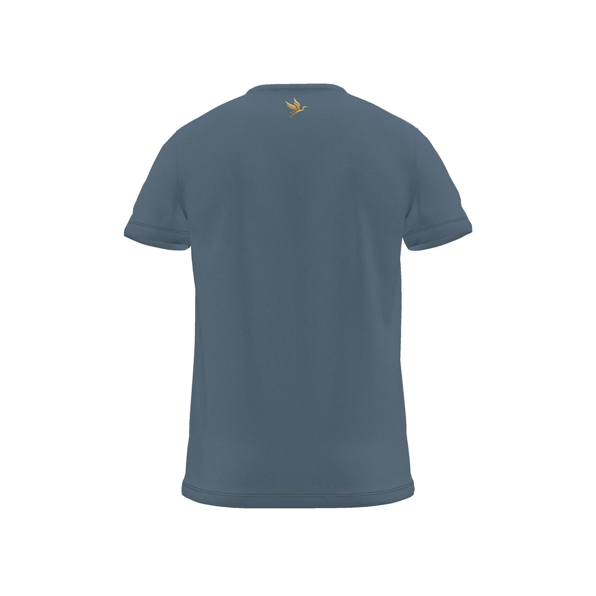 Men's Athletic Crew Neck T-Shirt — Signature Heron Blue
