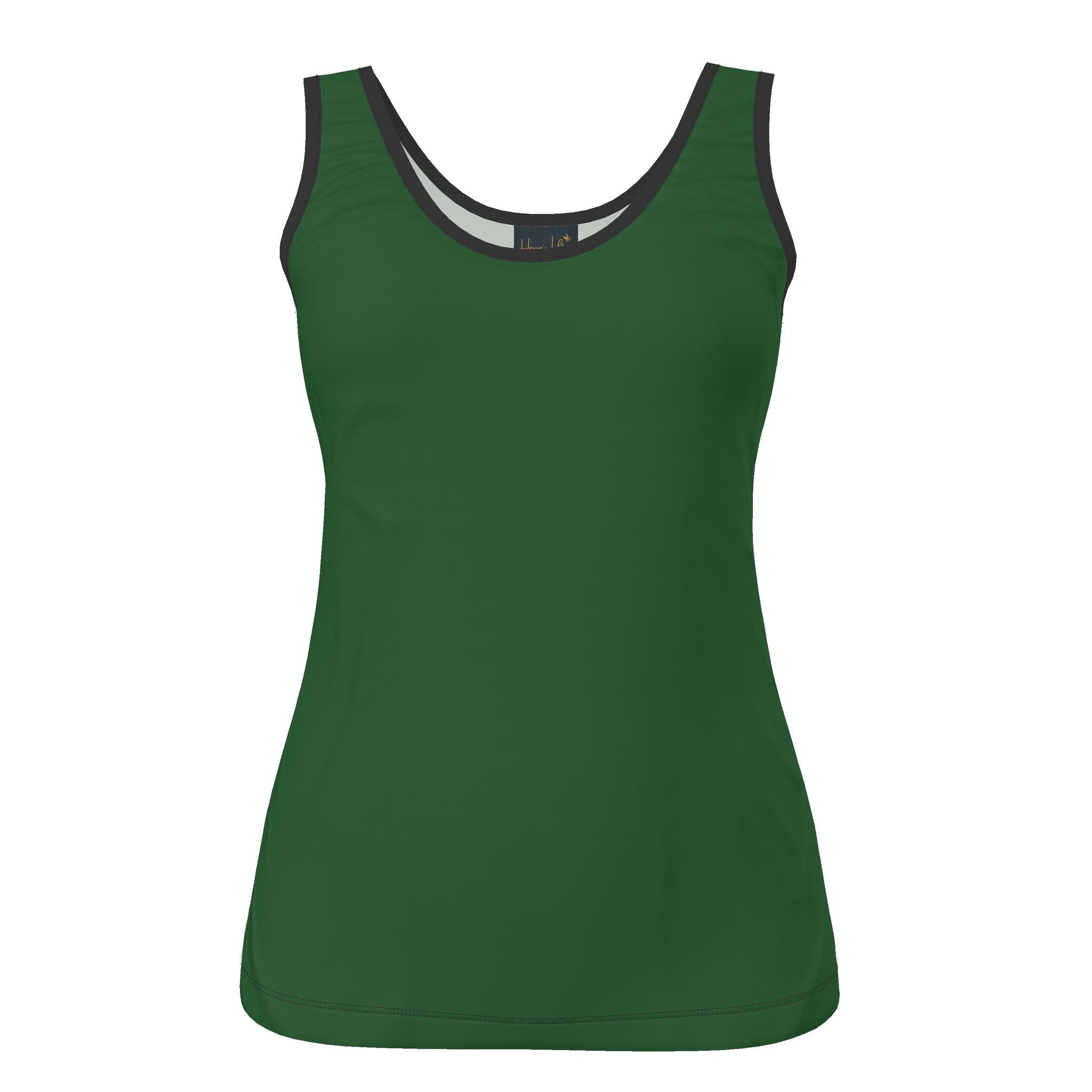 Women's Tank Top — Solid Jungle Flower