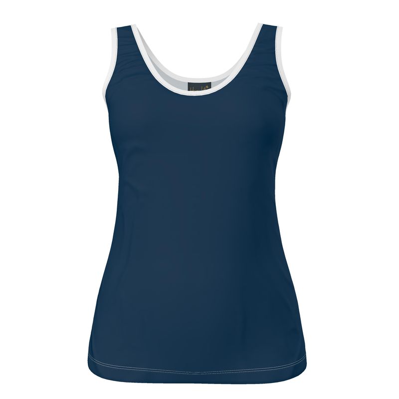 Women's Tank Top — Midnight Monstera Solid