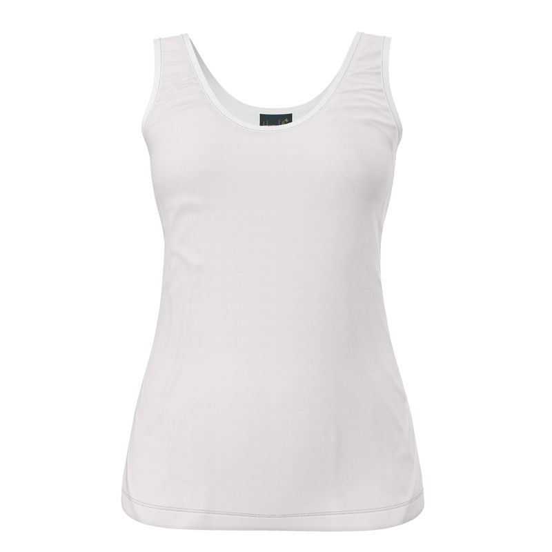 Women's Tank Top — White Crane Solid