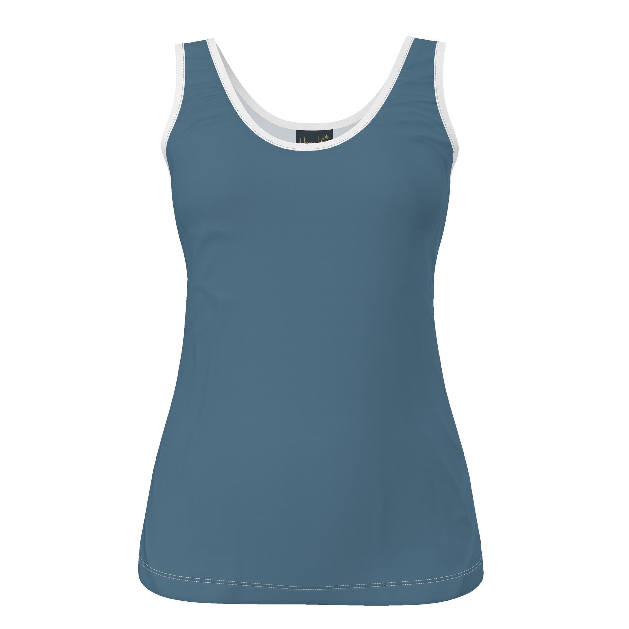 Women's Tank Top — White Crane Solid