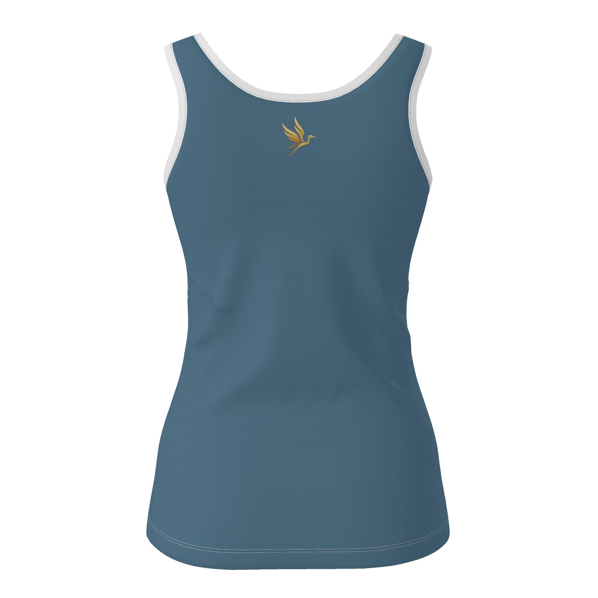Women's Tank Top — White Crane Solid