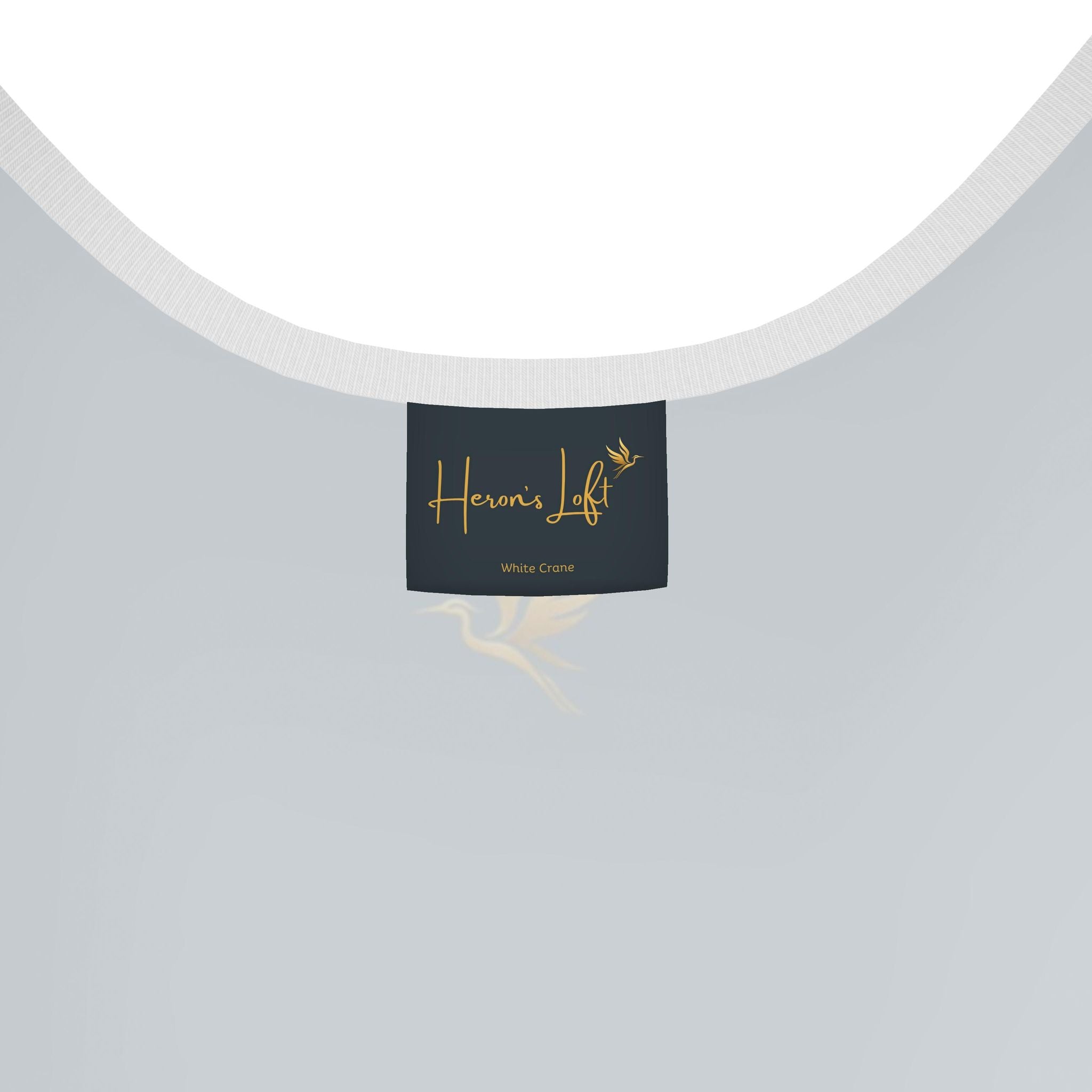 Women's Tank Top — White Crane Solid