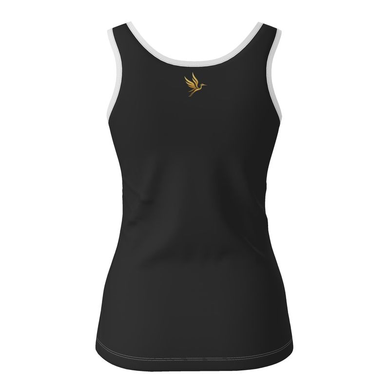 Women's Tank Top — White Crane Solid