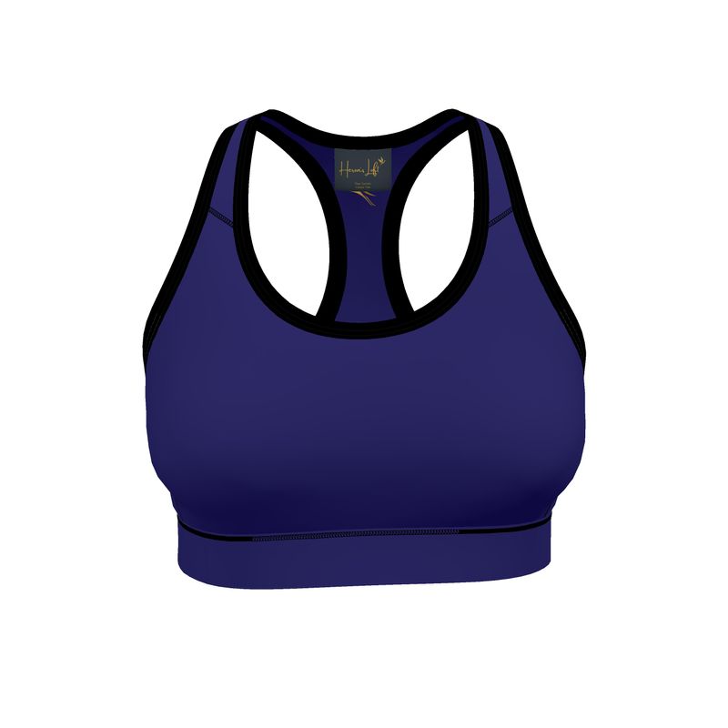 Women's Low Impact Sports Bra — Topo Turtles Solid