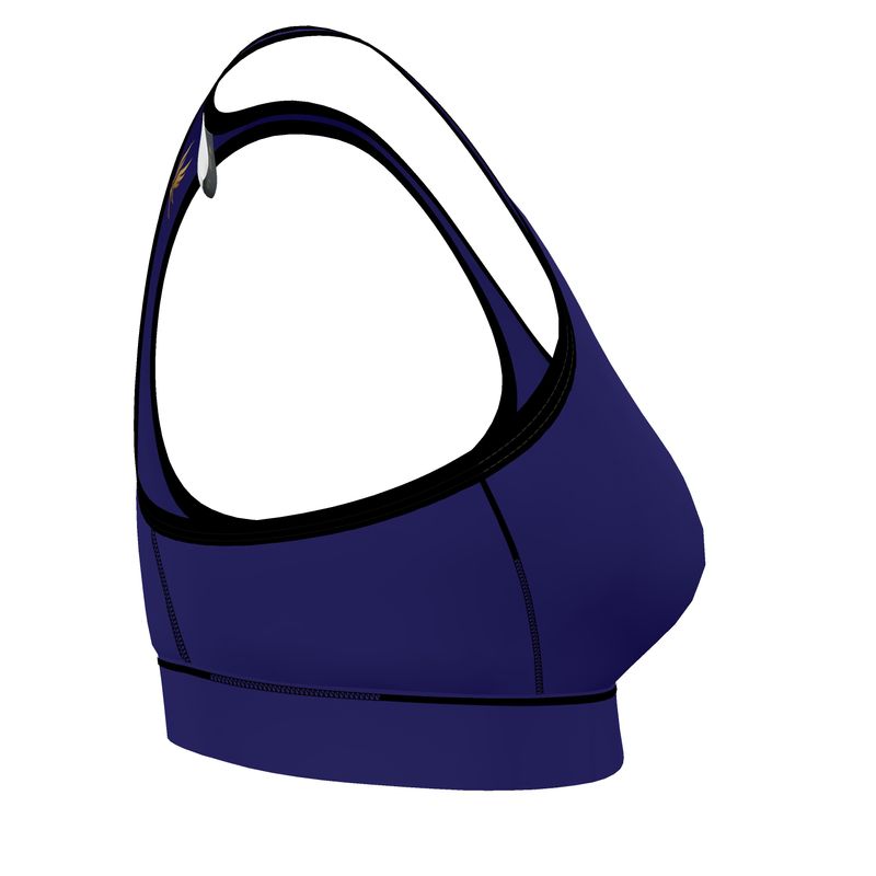 Women's Low Impact Sports Bra — Topo Turtles Solid