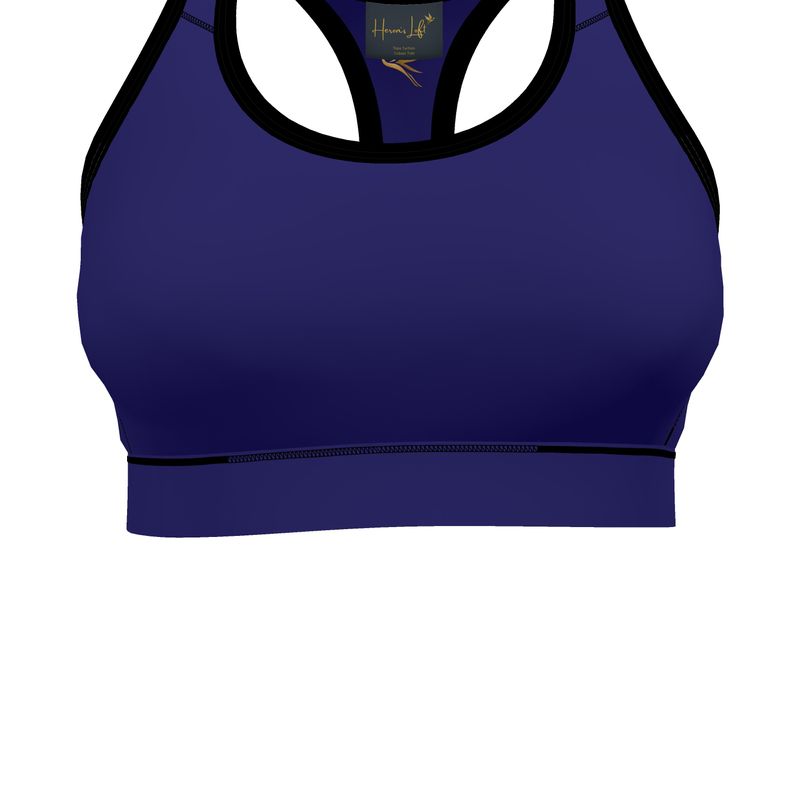 Women's Low Impact Sports Bra — Topo Turtles Solid