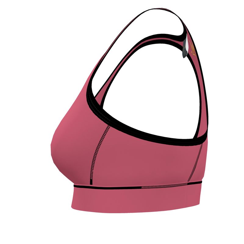 Women's Low Impact Sports Bra — Topo Turtles Solid