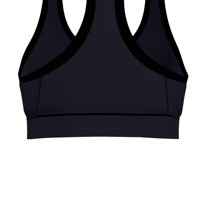 Women's Low Impact Sports Bra — Jungle Flower Solid