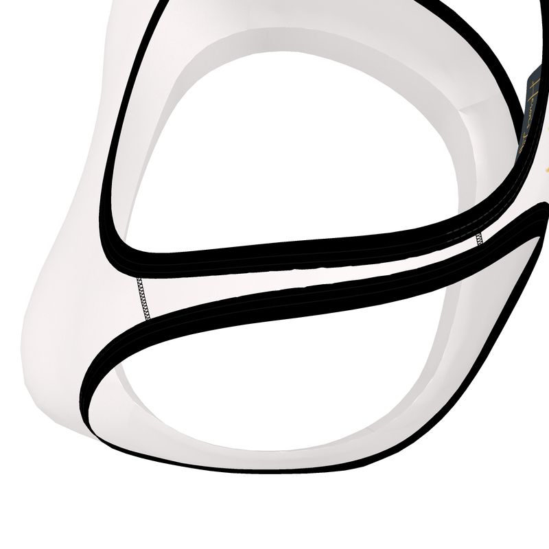 Women's Low Impact Sports Bra — White Crane Solid