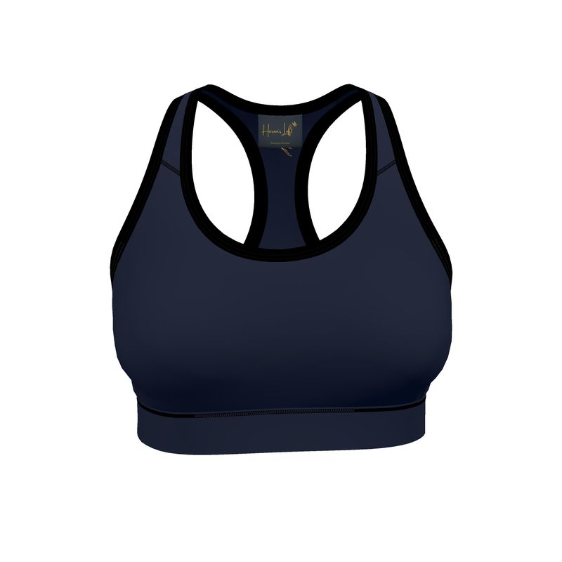 Women's Low Impact Sports Bra — Pineapple Paradise Solid