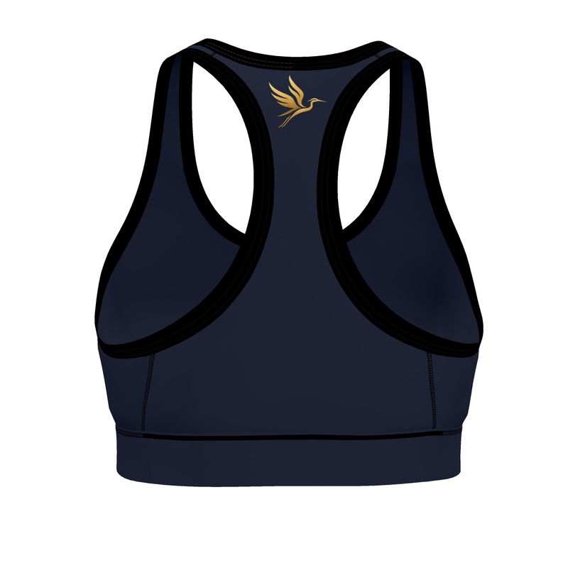 Women's Low Impact Sports Bra — Pineapple Paradise Solid