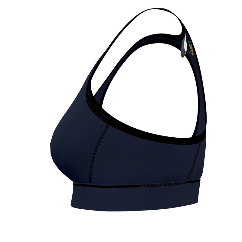 Women's Low Impact Sports Bra — Pineapple Paradise Solid