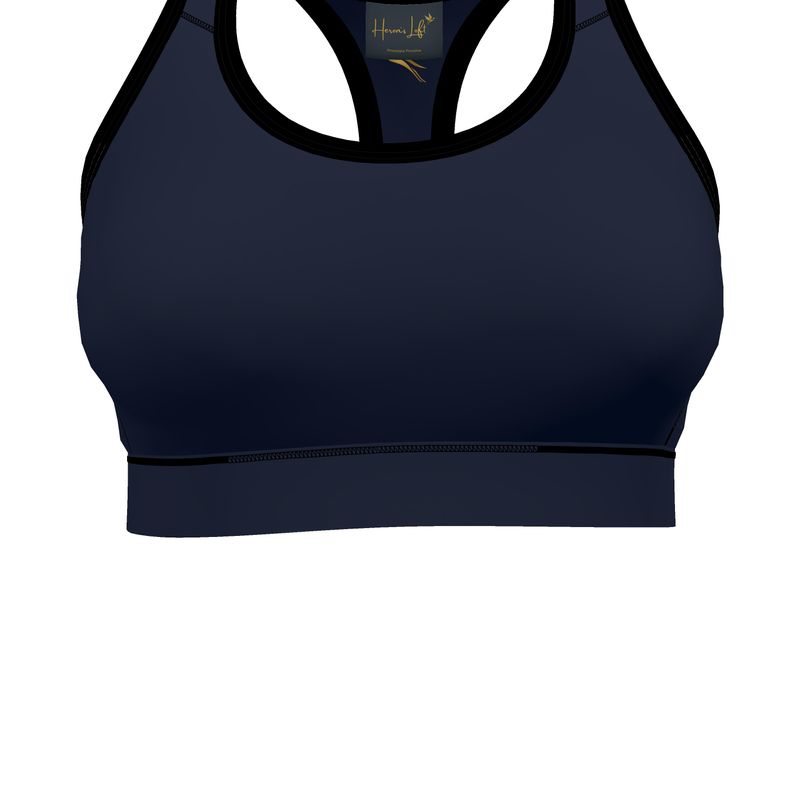 Women's Low Impact Sports Bra — Pineapple Paradise Solid